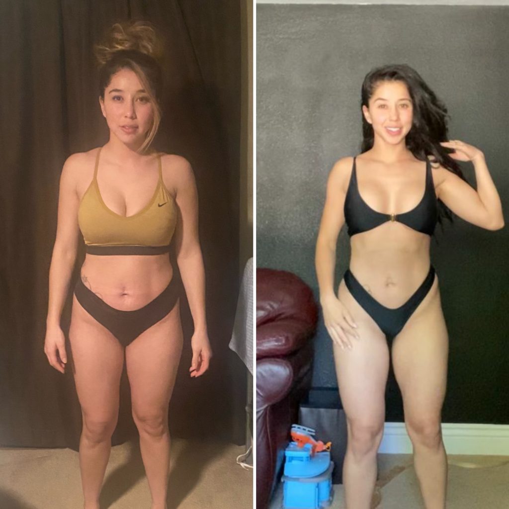 vegan before and after