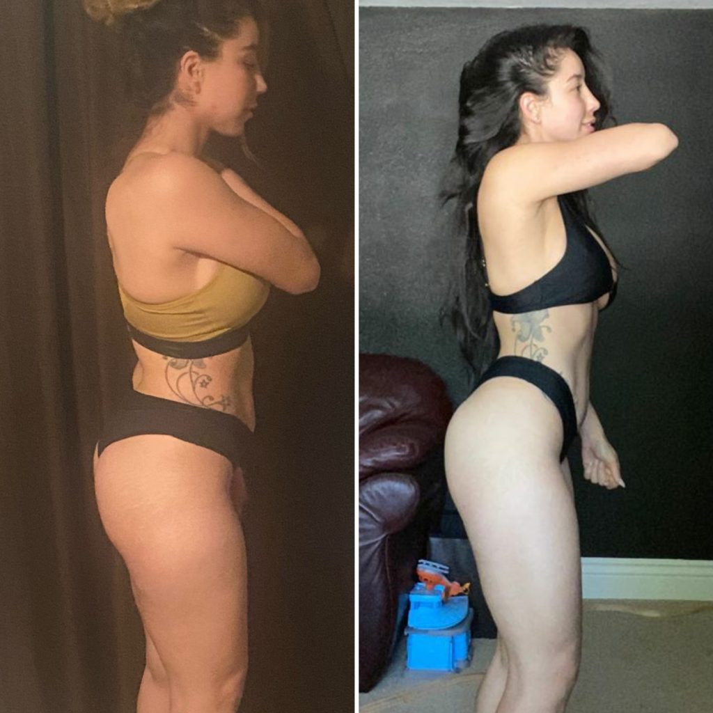 vegan before and after